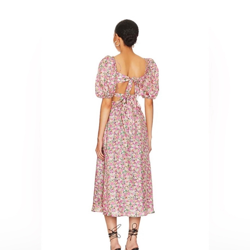 For Love & Lemons Isadora Midi Dress NWOT - Picture 4 of 16